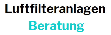 Logo: Beratung Luftfilteranlagen und mobile Luftfilter